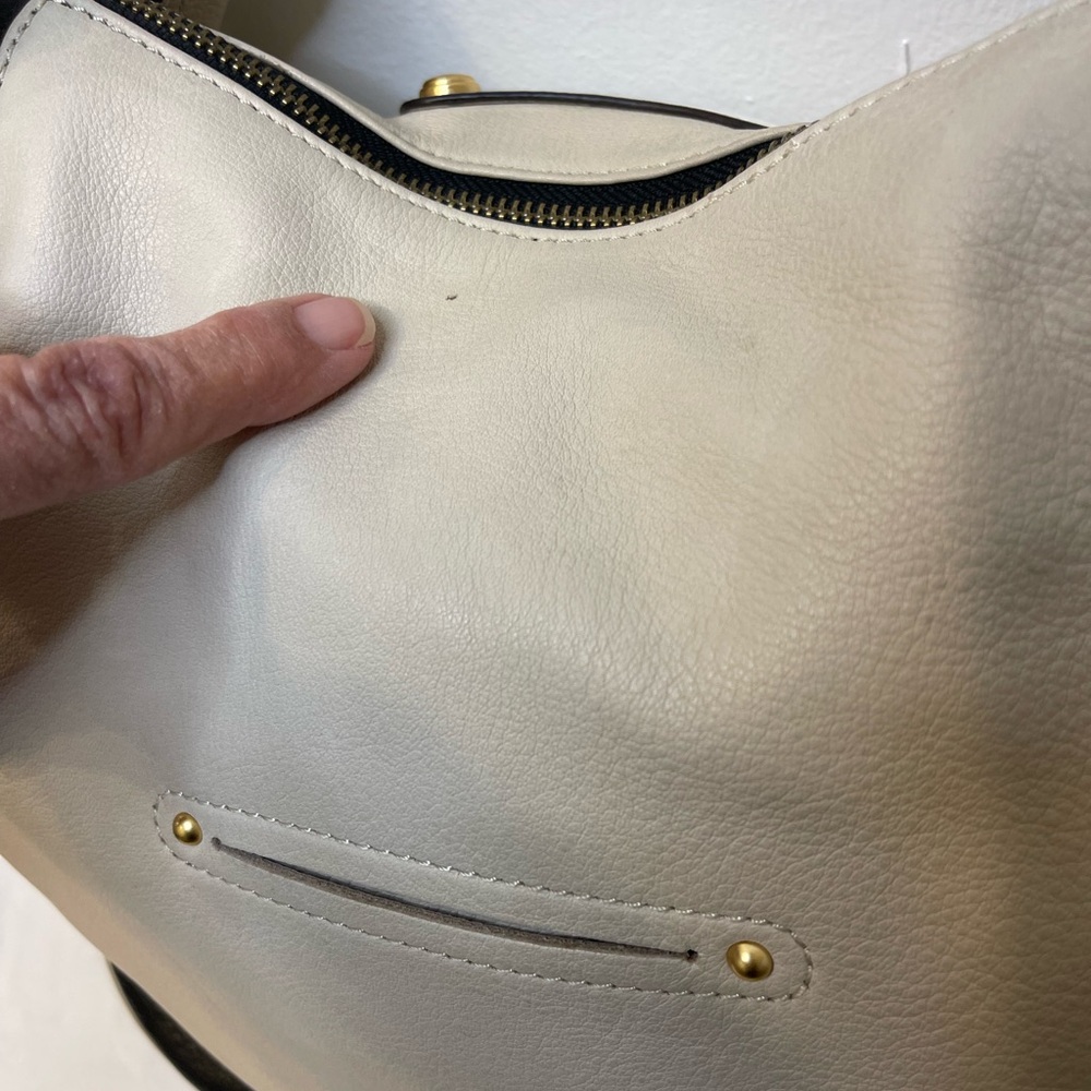 b. makowsky Vintage Leather Slouch Hobo/Copenhagen Bag with Dustbag Y2K EUC - Picture 12 of 13